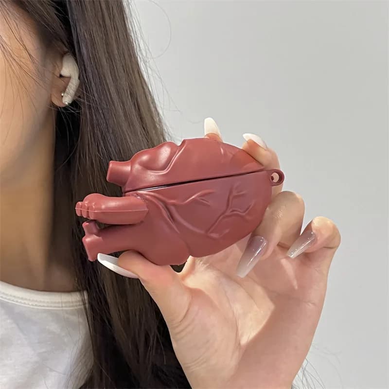 Earphones Case 3D Body Heart Style Case For Airpods 3,Soft Protective Earphone Silicone Cover For Airpods Pro Men Boy 4